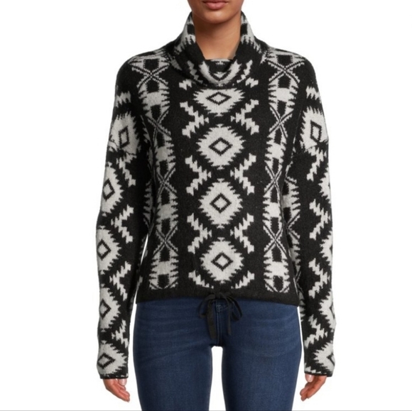 Boho No Boundaries Aztec turtle next sweater - Picture 1 of 10